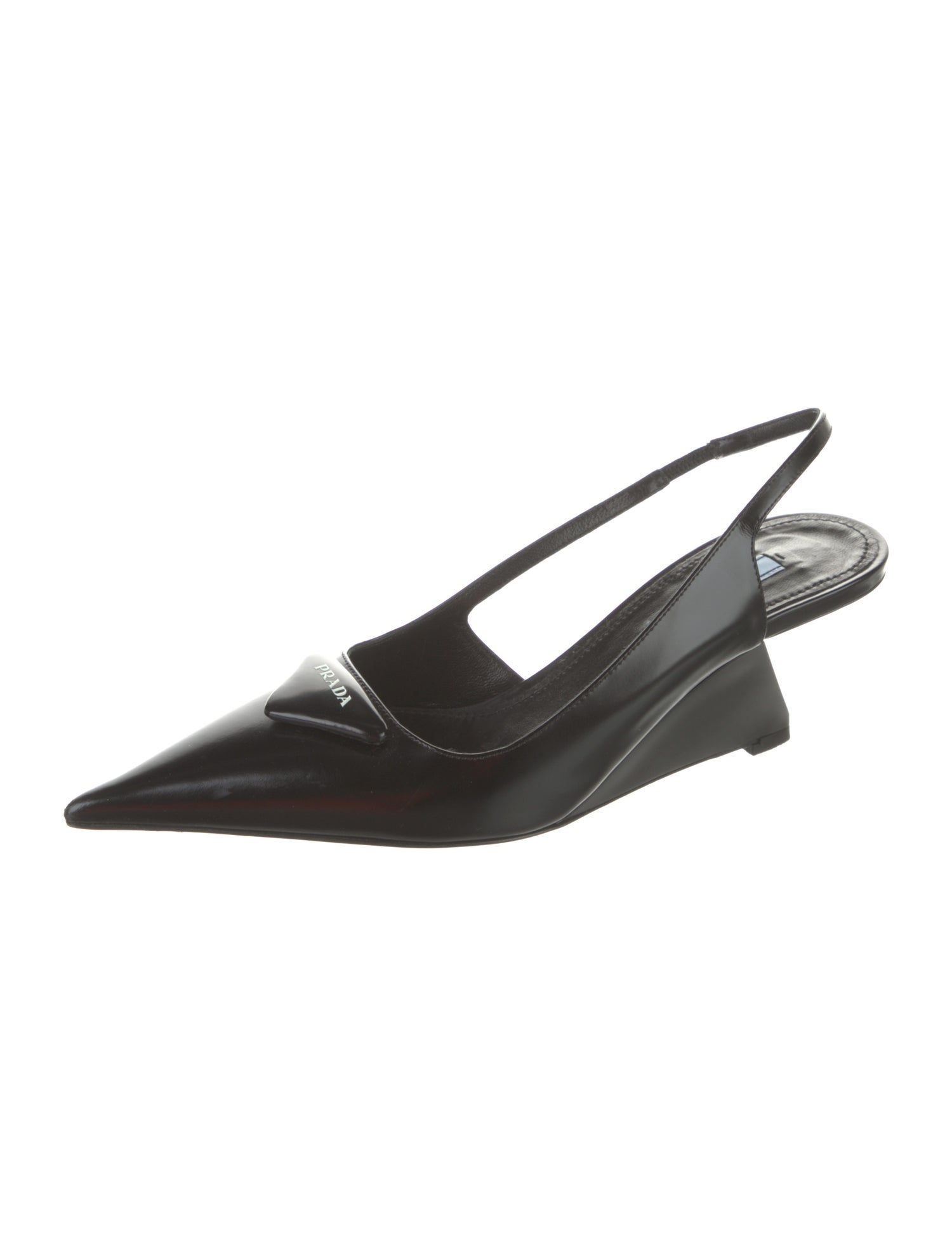 Prada Leather Slingback Pumps