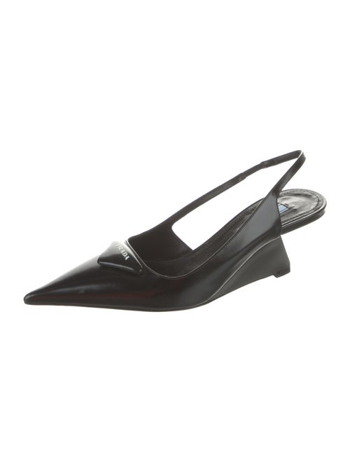 Prada Leather Slingback Pumps