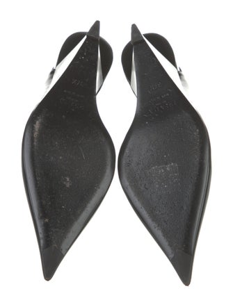 Prada Leather Slingback Pumps