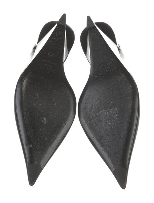 Prada Leather Slingback Pumps