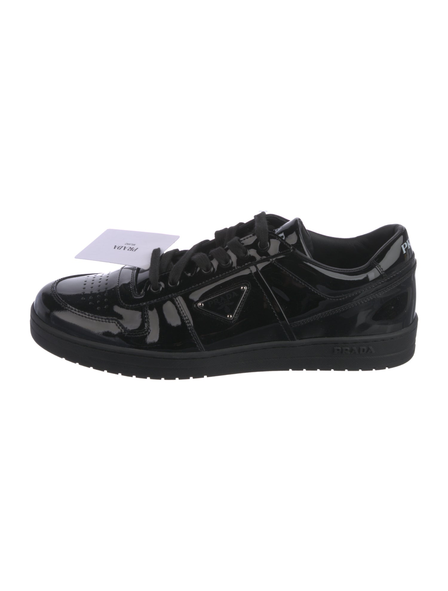 Prada Patent Leather Sneakers w/ Tags