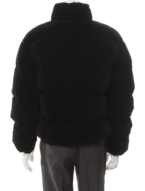 Prada 2023 Enameled Metal Triangle Puffer Coat