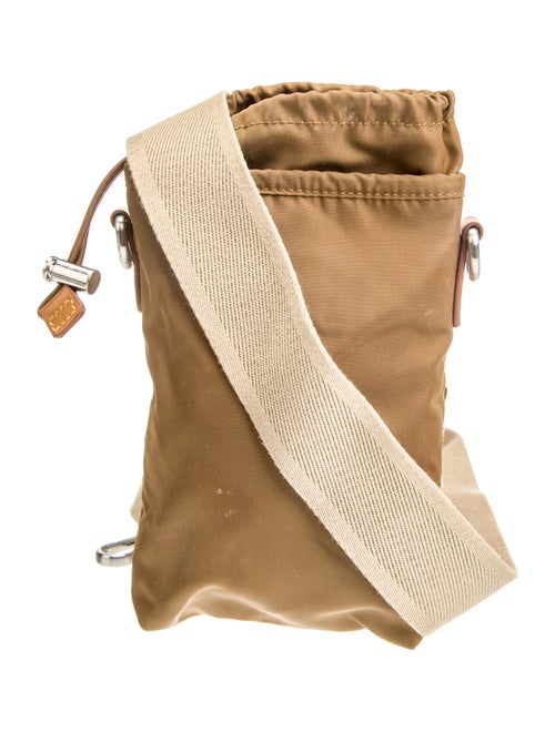 Prada Enameled Metal Triangle Re-Nylon Phone