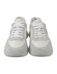 Prada Enameled Metal Triangle Nylon Sneakers