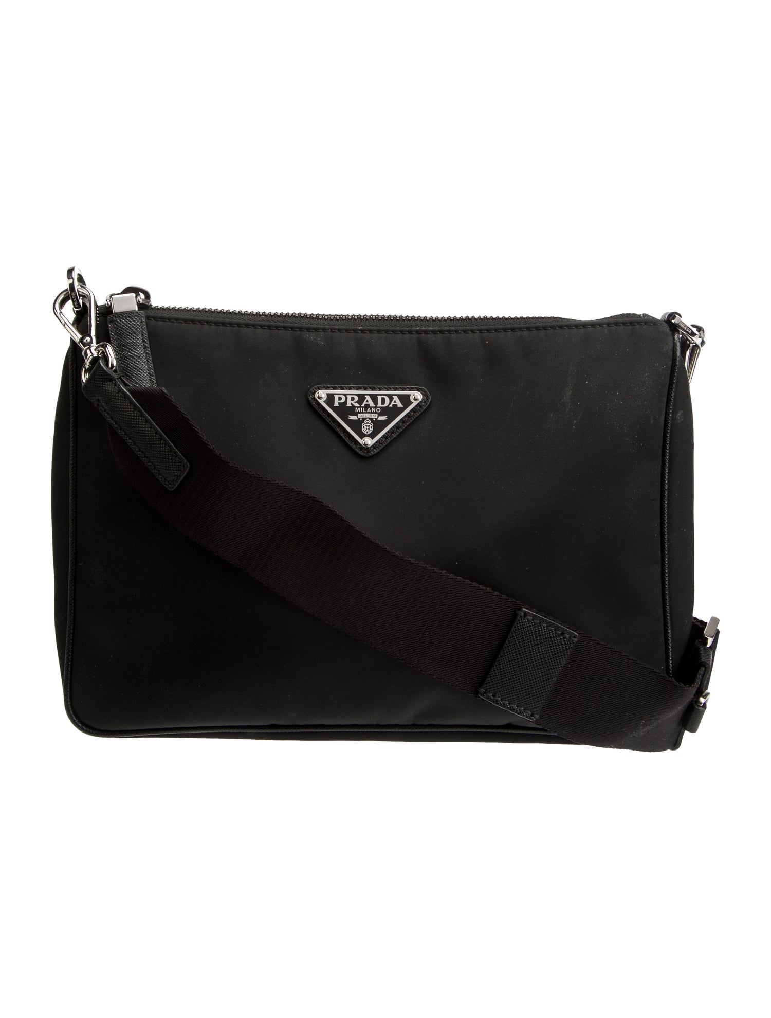Prada Saffiano Leather Messenger Bag