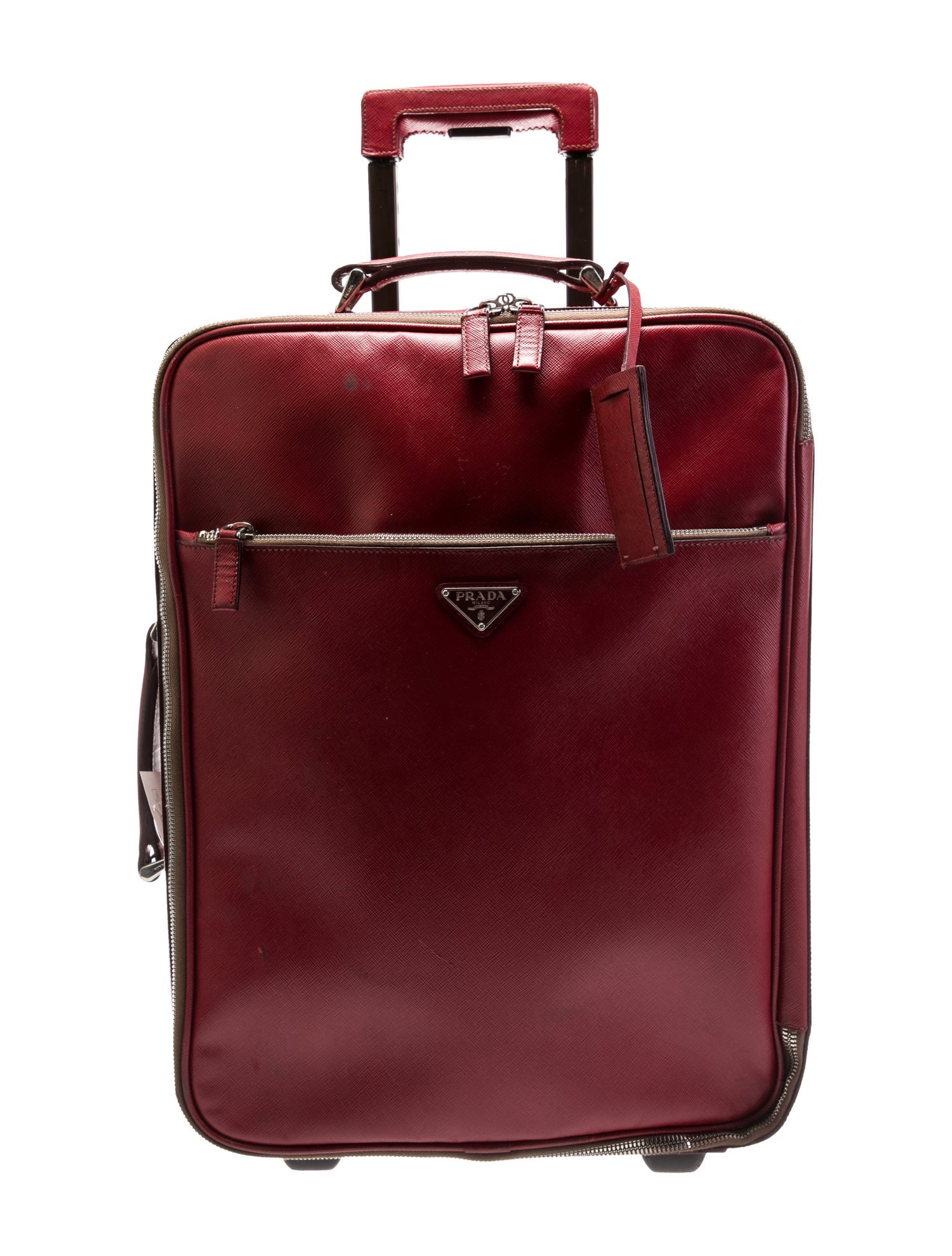 Prada Saffiano Cuir Leather Suitcase