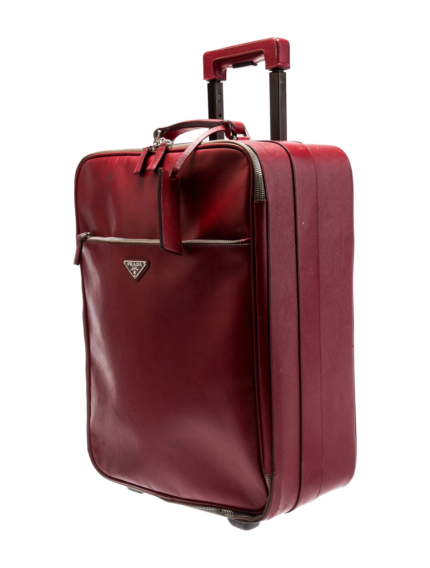 Prada Saffiano Cuir Leather Suitcase