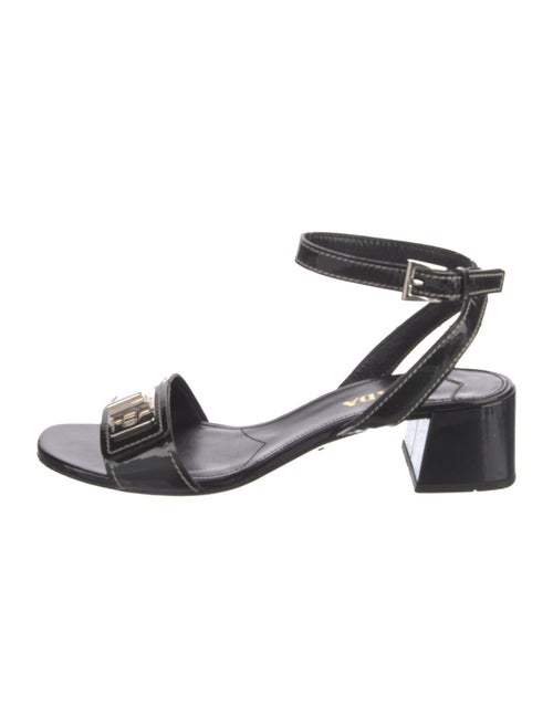 Prada Patent Leather Sandals