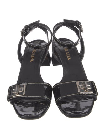 Prada Patent Leather Sandals