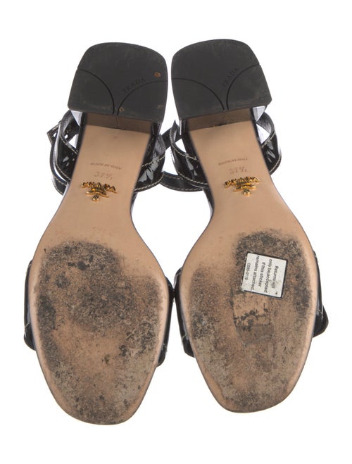Prada Patent Leather Sandals