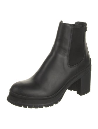 Prada Leather Chelsea Boots