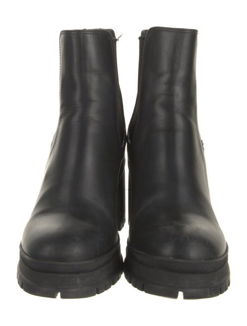 Prada Leather Chelsea Boots