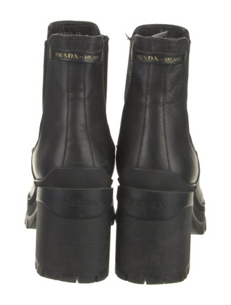 Prada Leather Chelsea Boots
