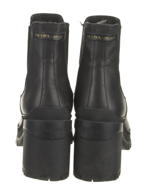 Prada Leather Chelsea Boots