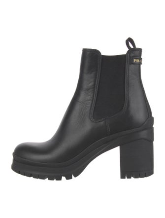 Prada Leather Chelsea Boots