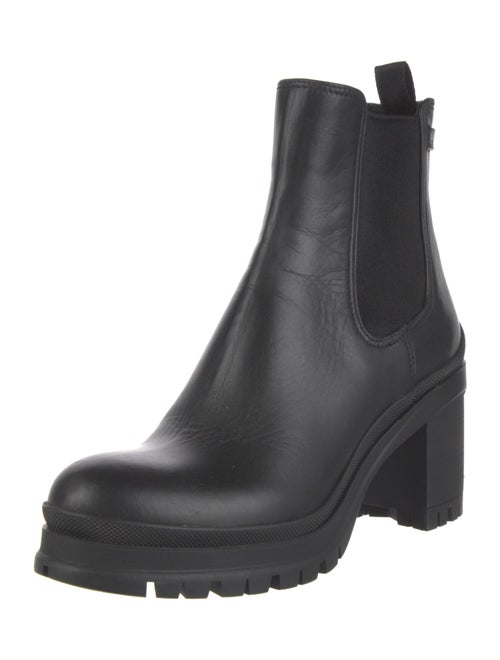 Prada Leather Chelsea Boots