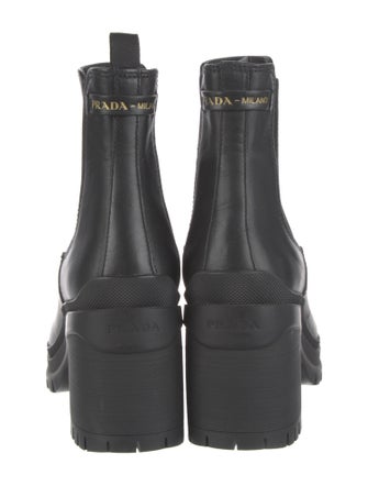 Prada Leather Chelsea Boots