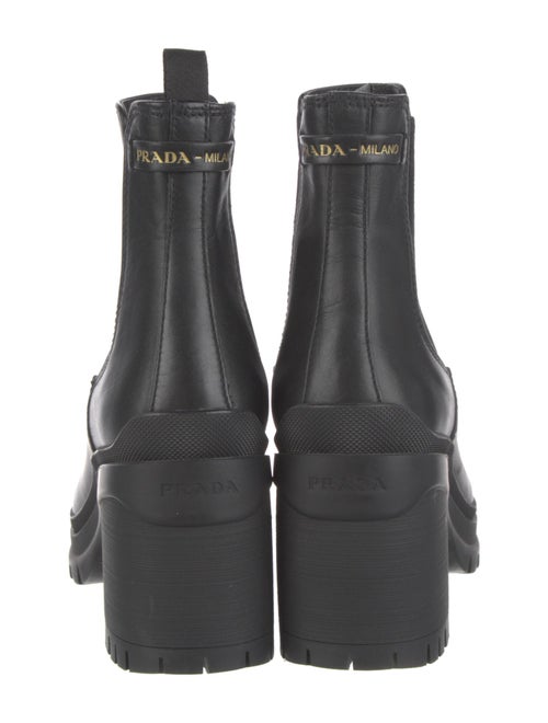 Prada Leather Chelsea Boots