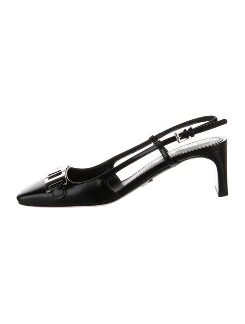 Prada Leather Slingback Pumps