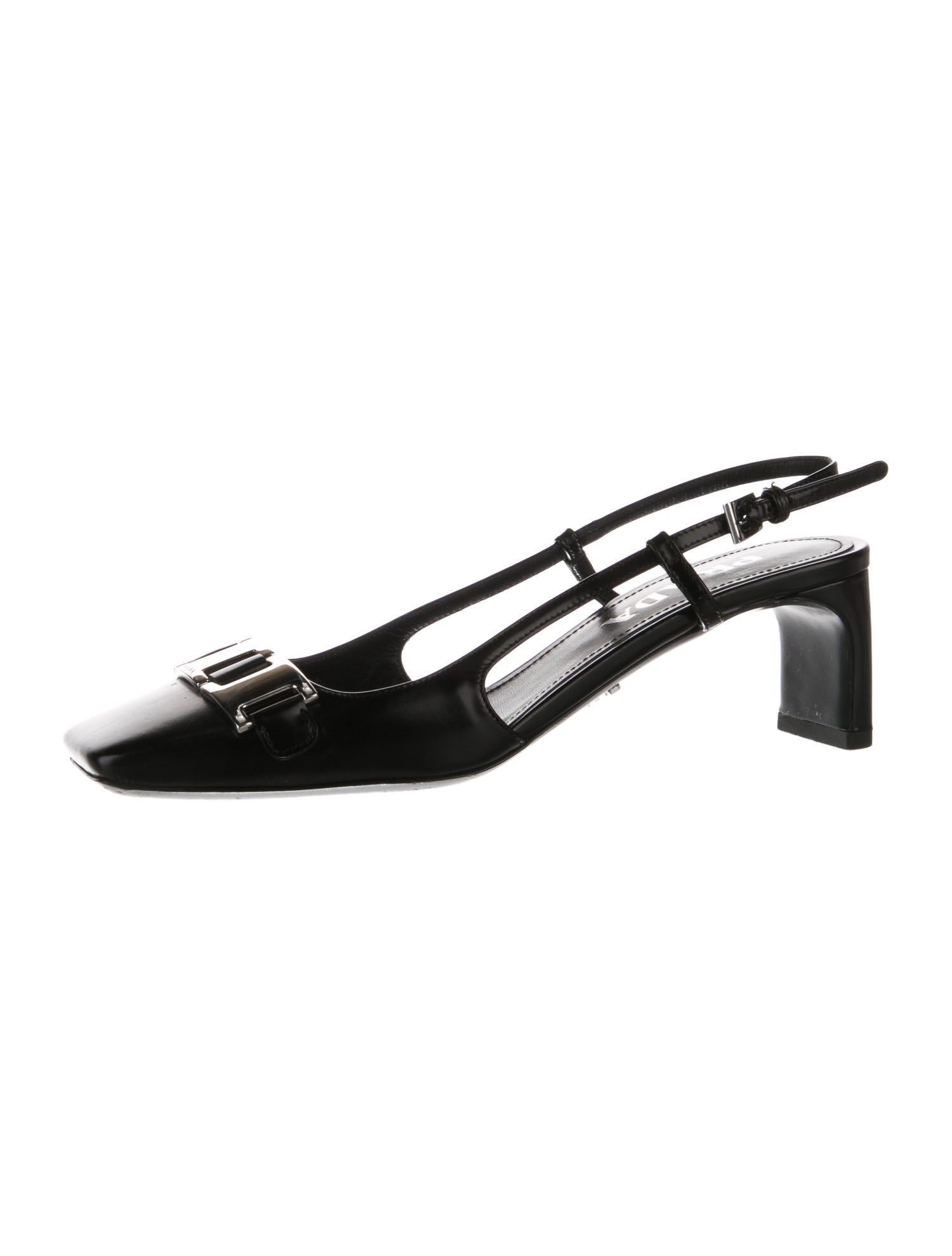 Prada Leather Slingback Pumps