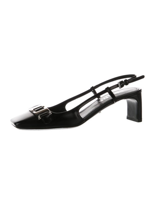 Prada Leather Slingback Pumps