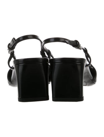 Prada Leather Slingback Pumps