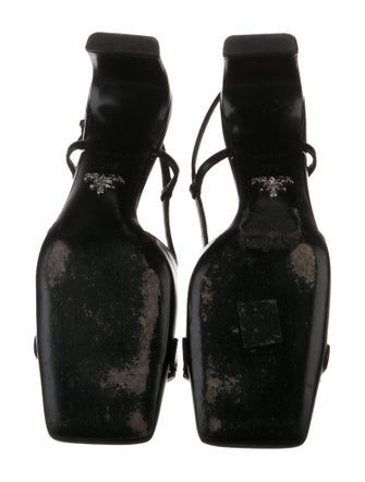 Prada Leather Slingback Pumps