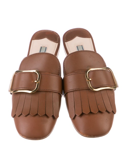 Prada Leather Mules