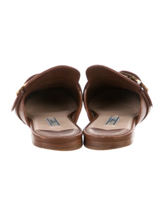 Prada Leather Mules