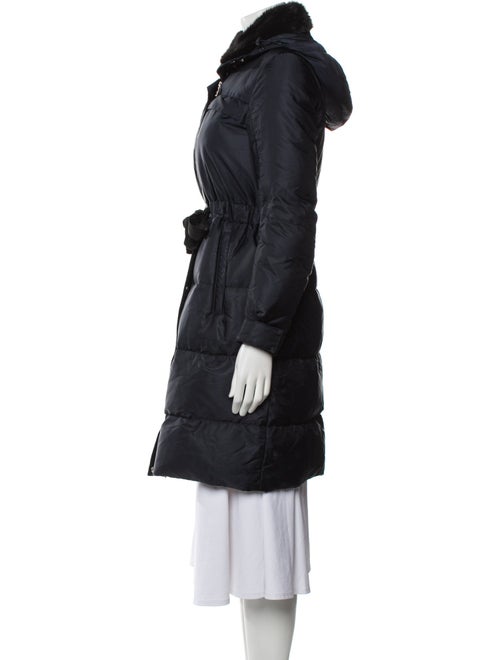 Prada 2016 Mink Fur Trimmed Coat