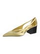 Prada Satin Cutout Accent D'Orsay Pumps