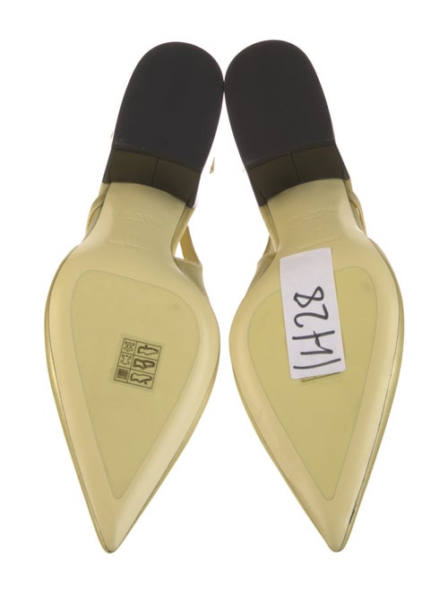 Prada Satin Cutout Accent D'Orsay Pumps