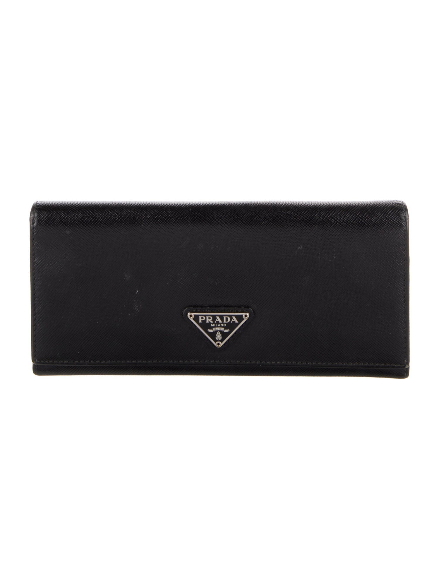 Prada Saffiano Lux Leather Continental Wallet