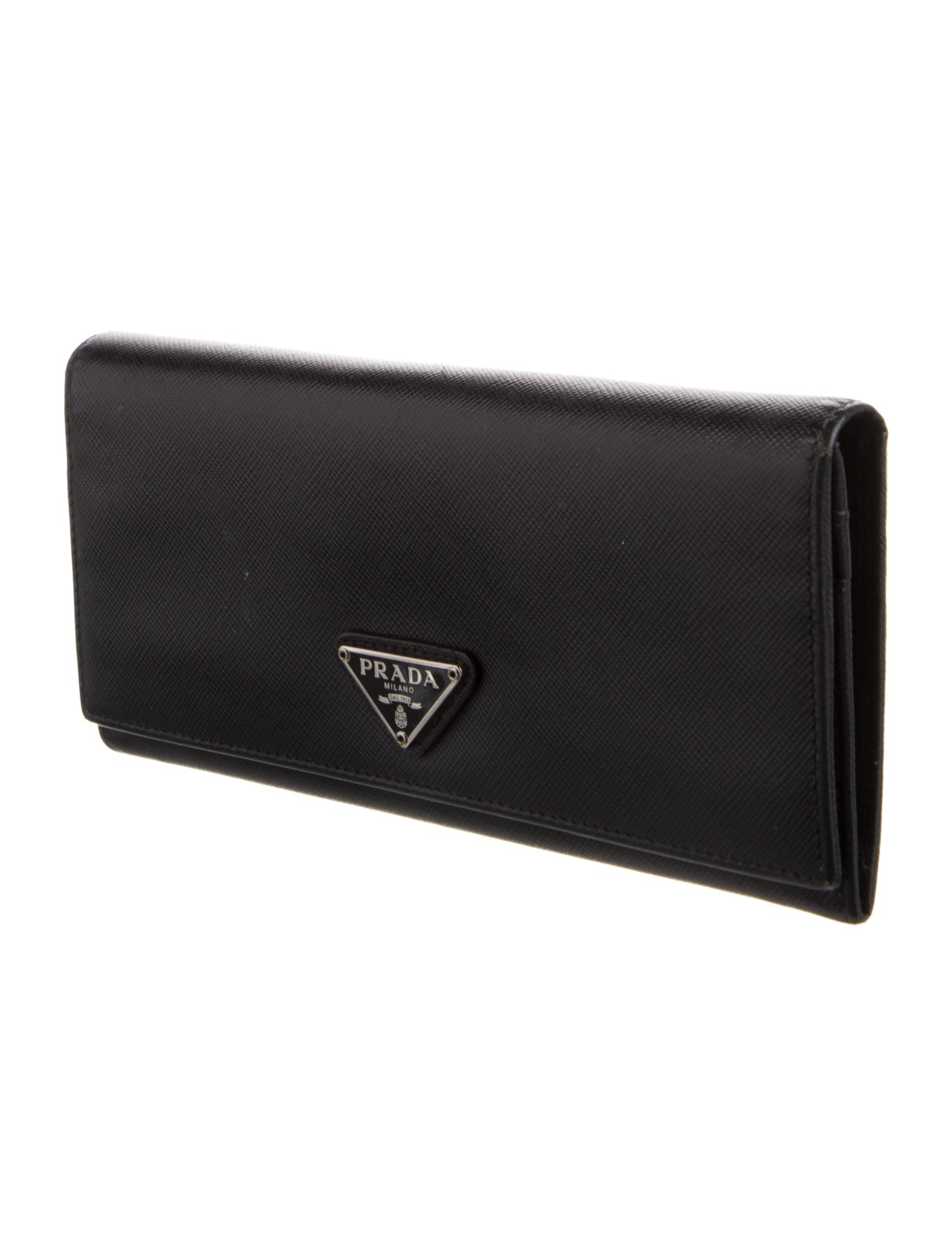 Prada Saffiano Lux Leather Continental Wallet