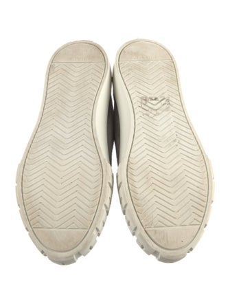 Prada Canvas Graphic Print Sneakers