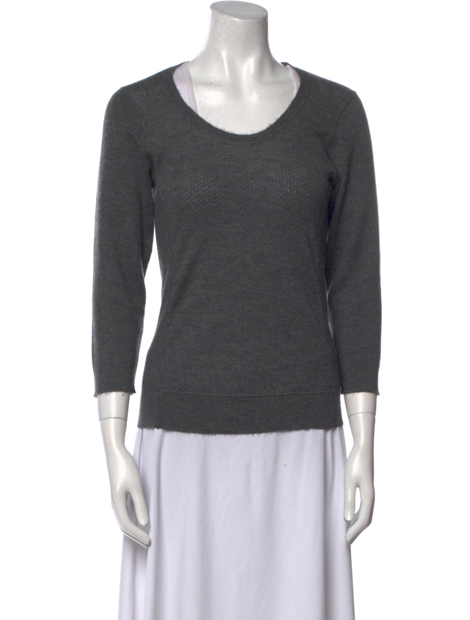 Prada Cashmere Scoop Neck Sweater