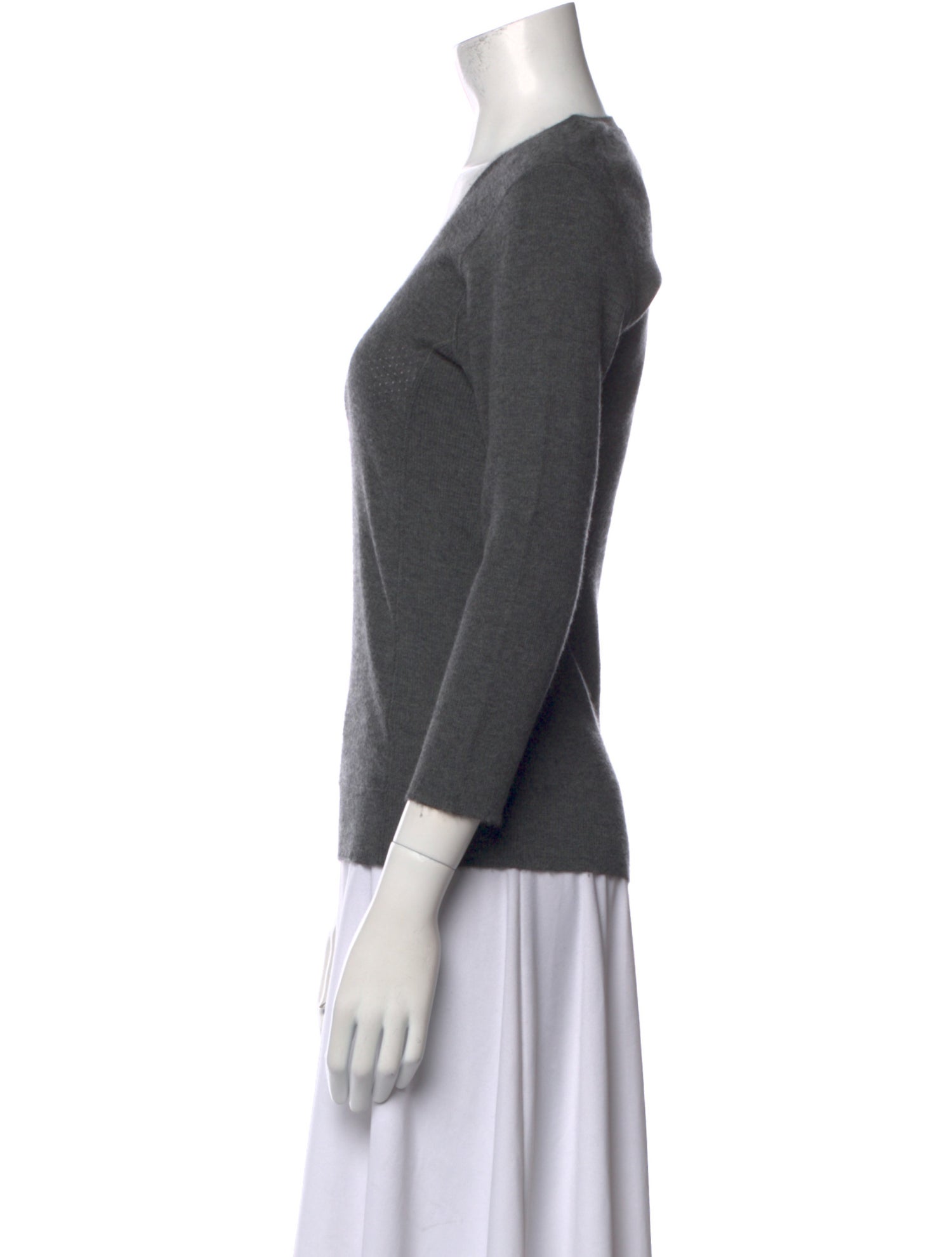 Prada Cashmere Scoop Neck Sweater
