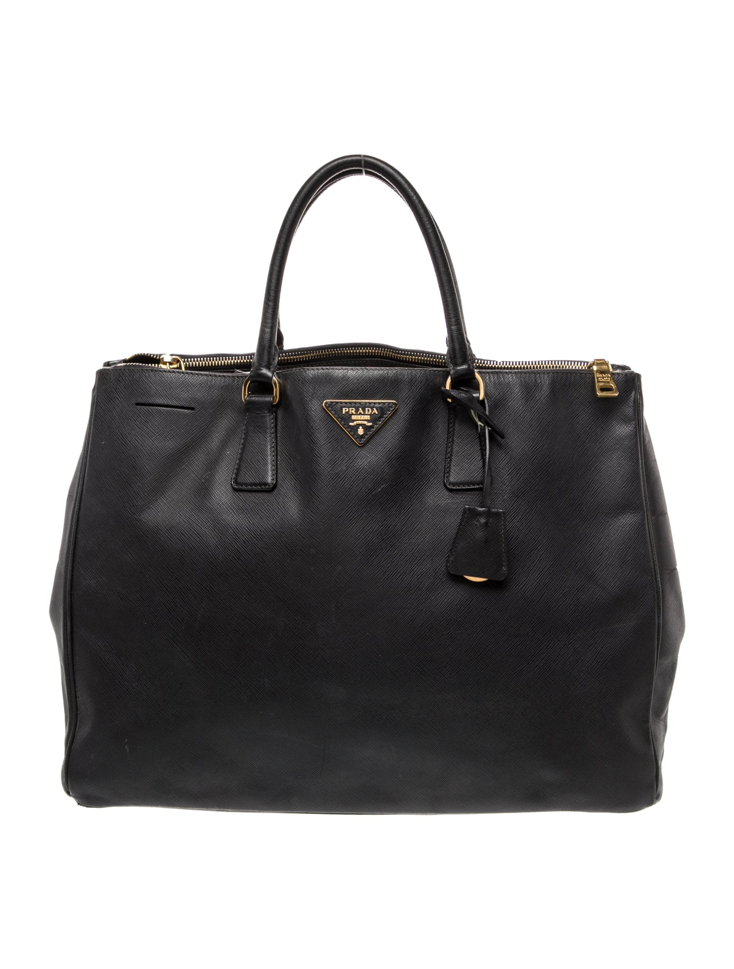Prada Saffiano Lux Leather Galleria Double Zip XL