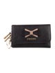 Prada Saffiano Black Leather Key Case