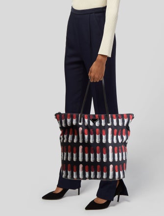 Prada Enameled Metal Triangle Lipstick