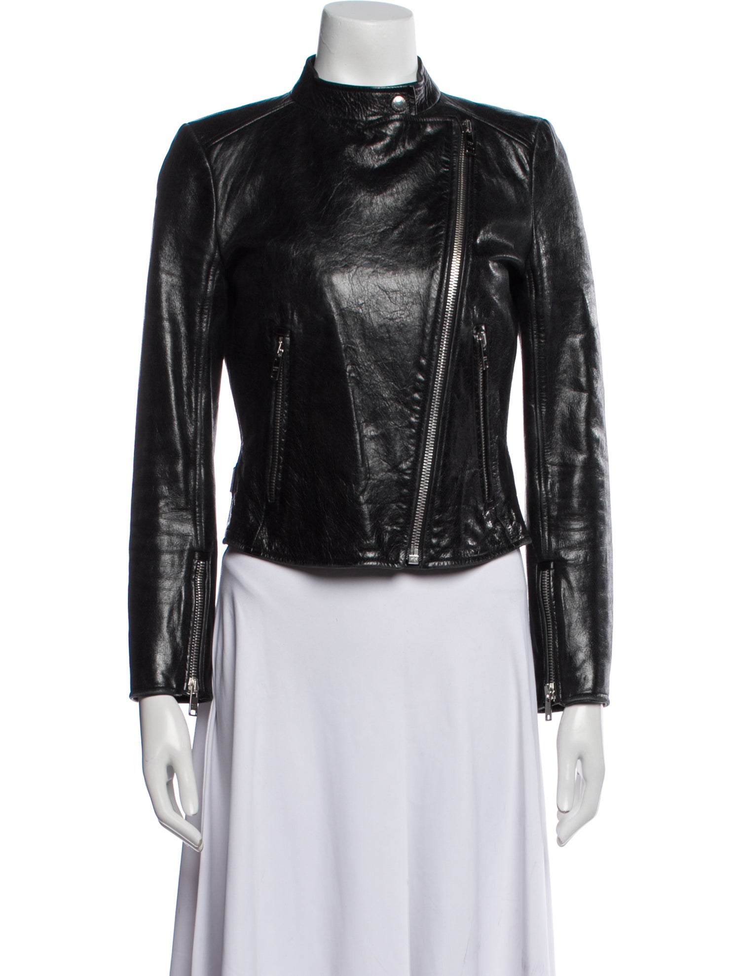 Prada 2010's Leather Biker Jacket