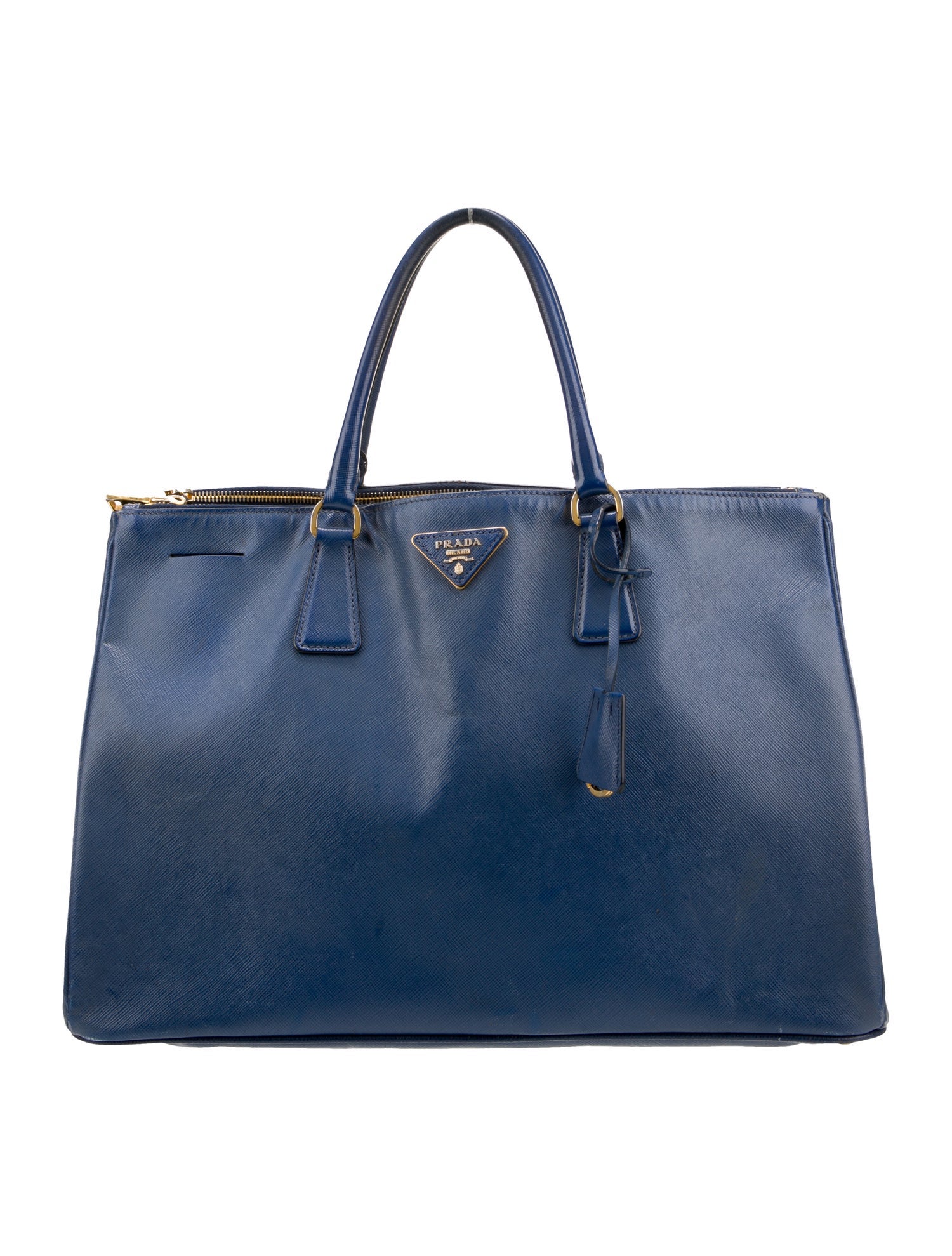 Prada Saffiano Leather Galleria Double Zip XL