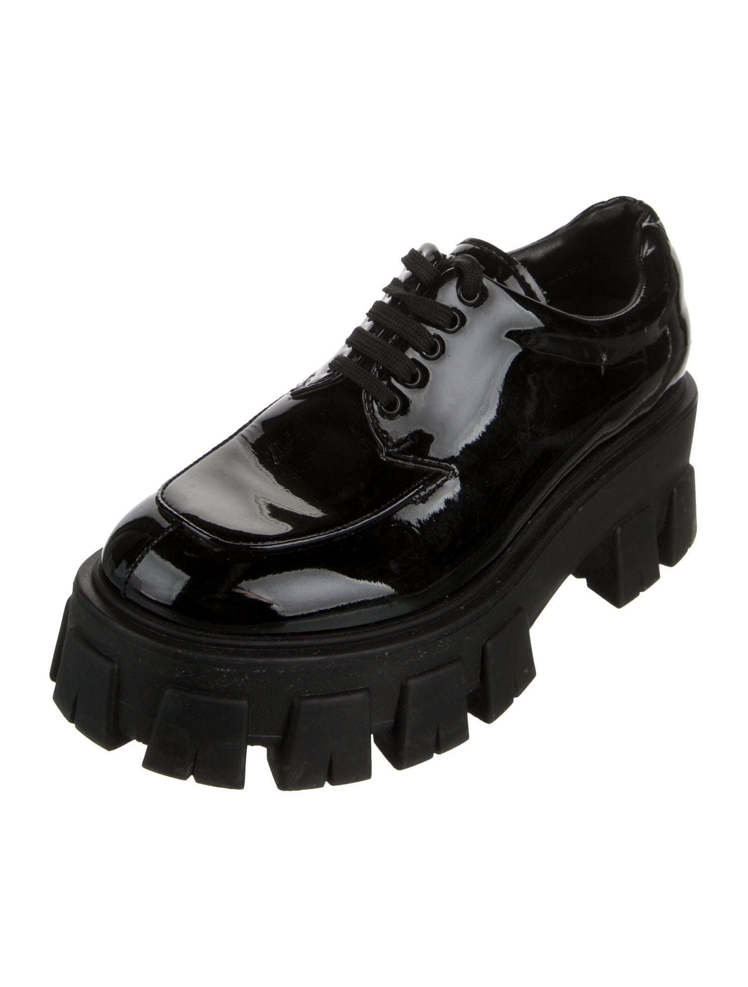 Prada Patent Leather Oxfords
