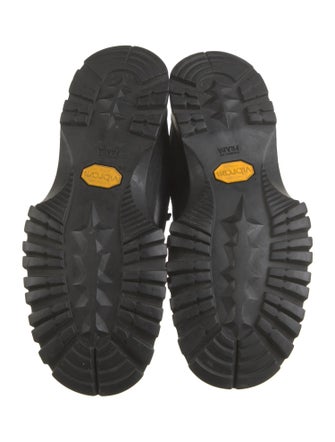 Prada Canvas Leather Trim Embellishment Sneakers