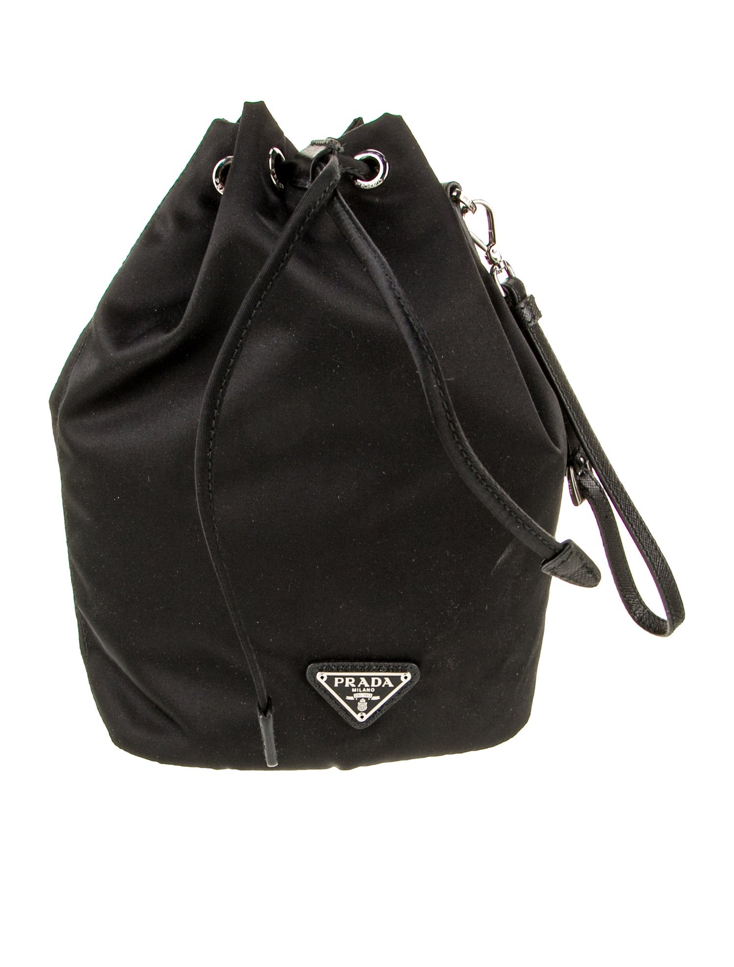 Prada Vela Nylon Bucket Bag