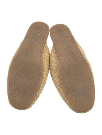 Prada Raffia Mules