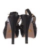 Prada Leather Slingback Sandals