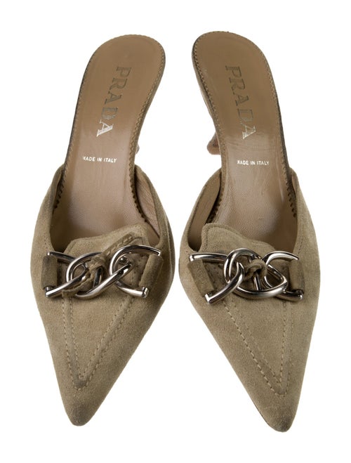 Prada Suede Mules