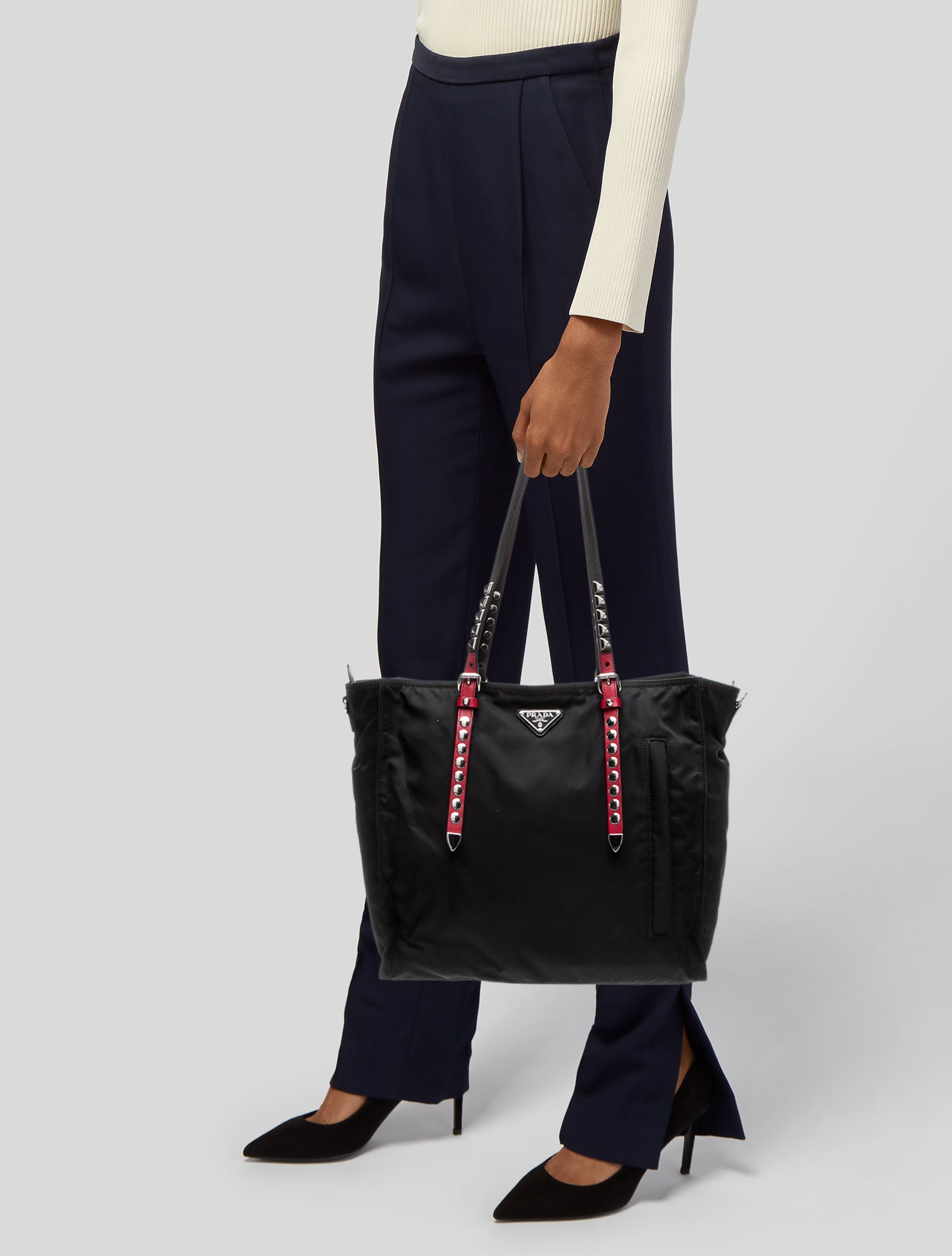 Prada Tessuto Nylon Shoulder Bag