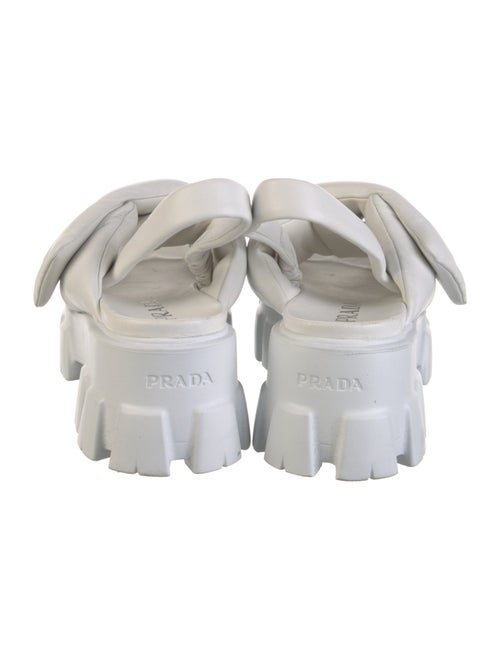 Prada Leather Slingback Sandals